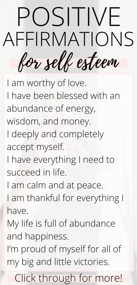 Positive+Affirmations+for+Self+Esteem